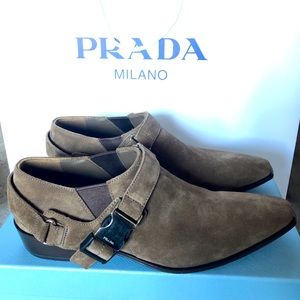 Women Suede Prada Shoes